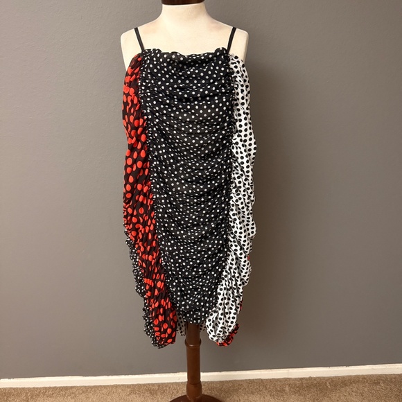 Nancy Stella Soto New with tags Austrian Drape Dress Sz M Oversized baggy - Picture 8 of 8